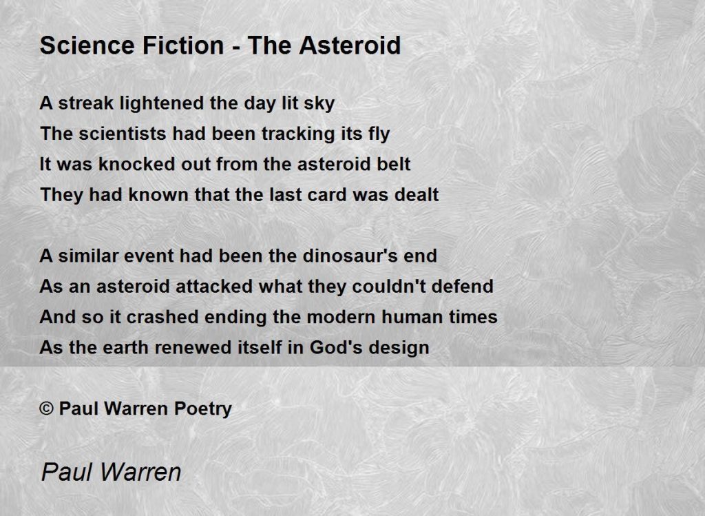 The Awesome Beauty of Science Fiction Poetry!
